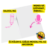 hangrögzítős képeslap