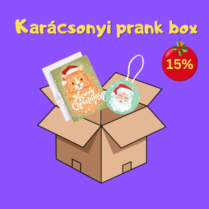 Karácsonyi prank box – 2 termék 15% kedvezménnyel